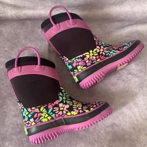 Western Chief | Girl’s Insulated Floral Snow\Rain Boots Size 9/10